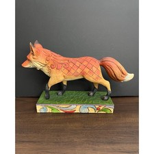 Retired Jim Shore Walking Fox Statue Figurine picture