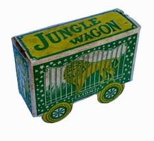Vintage 20's Jungle Wagon Circus Candy Box Container - American Novelty Candy Co picture