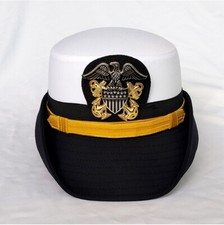 Women Navy Cap Sailor Hat Captain Yacht US Spring picture