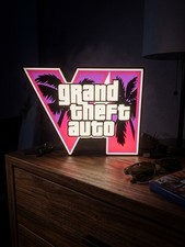 Custom GTA VI LED Light Box / Desk Lamp – Vibrant Illuminated Sign picture