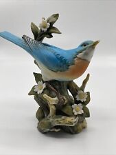 Homco 1984 Masterpiece Porcelain Eastern Bluebird Figurine picture