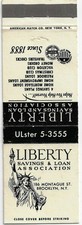 Liberty Savings & Loan Brooklyn NY UL 5-3555 Empty Matchcover picture