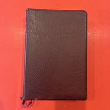 Holman New American Standard Bible Reference Ed Concordance Burgundy Leather picture