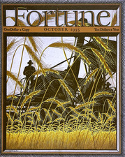 Artist Ernest Hamlin Baker Vintage October 1935 Fortune Magazine Cover Only picture