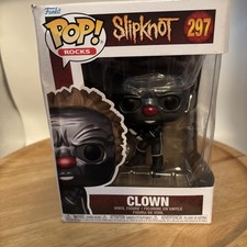 Funko Pop Rocks Vinyl Slipknot CLOWN #297 Figure In Box W/protector Please Read picture