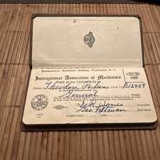 1949 Union Due Booklet For Journeyman Machinist T.S. Perkins picture