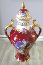 Rudolf Waechter Porcelain Large Decorative Vase with Lid. Germany. Mint picture