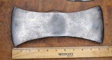 Very Nice Collins Double Bit Peeler Axe Head 3lbs 6.6oz 10 3/4