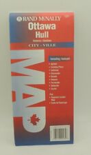 1996 Rand McNally Ottawa Hull Ontario/Quebec Foldable Street Road Map picture