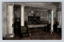 Sandusky OH-Ohio, Cigar Stand, Lobby of Sloane House Hotel, Vintage Postcard picture