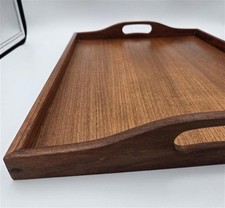 Vintage Goodwood Teak Serving Tray – Mid-Century Modern Barware (16.5