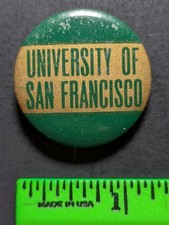 Vintage San Francisco College University Pinback Pin picture
