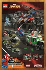 2014 LEGO Marvel Super Heroes Print Ad/Poster Spider-Man Toy Figure Vehicle Art picture