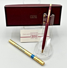 Cross Matte Burgundy & 23K Gold Trim Ballpoint Pen #2202 🇺🇸 NO ENGRAVING picture