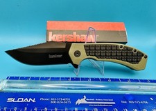 KERSHAW - Faultline (8760) Folding Knife w/ Olive GFN Handle & 8Cr13MoV Blade picture