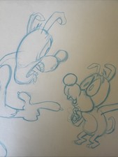 Weekend Pussy Hunt Original Production Storyboard Art By Jim Smith Spumco - COA picture