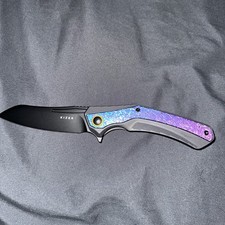Kizer Draca Pocketknife Aluminum Crystal Titanium Inlay picture