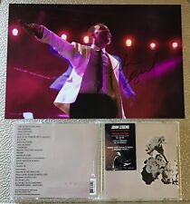 JOHN LEGEND,LOVE IN THE FUTURE CD ALBUM + GENUINE HAND SIGNED 12” x 8” PHOTO,COA picture