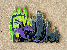 Maleficent, Diablo and Dragon by Castle Fantasy Pin LE 25 picture