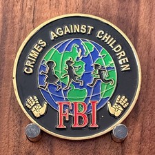 FBI Crimes Against Children Global Justice Enamel Challenge Coin  1#48 picture
