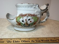 Vintage BRANDENBURG LUCKY SPOTS Ceramic SHAVING MUG picture