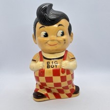 VTG BIG BOY Coin Bank with Slot on Back Hard Plastic Made in Korea 9