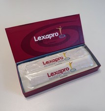 Lexapro Drug Rep Pharmaceutical Promotional Box Tongue Depressors SEALED 2008  picture