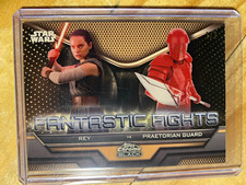 2023 Topps Star Wars Chrome Black FF-18 Rey 1/1 Superfractor  picture