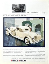 1931 Ad (9 3/4  X 12 3/4 inches) Pierce Arrow Salon Convertible Coupe $4275 picture