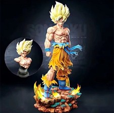 Dragon Ball Z Goku Super Saiyan Figure 38cm PVC Anime Limited Statue Collectible picture