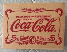 VINTAGE 1996 ERTL COCA-COLA 1932 FORD PANEL DELIVERY TRUCK DIECAST WOOD BOX picture