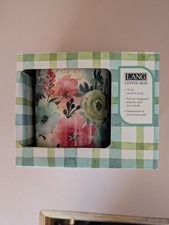 Lang ~ Floral Beautiful Journey 14oz Ceramic Coffee Mug & Presentation Box NEW picture