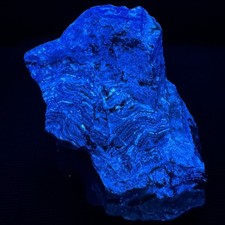 Solid Fluorescent Hydrozincite: Goodspring District, Spring Mountains, Nevada picture