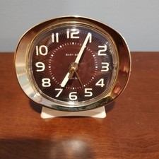 Vintage Wind Up Westclox MCM Baby Ben Alarm Clock Glows In The Dark WORKS picture