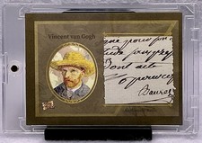 2025 Pieces Of The Past Art And Music Edition Vincent Van Gogh Handwritten Relic picture