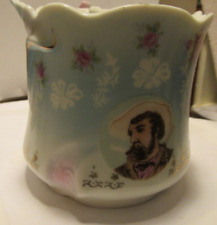 antique mustache shaving cup mug mans picture fancy porcelain picture