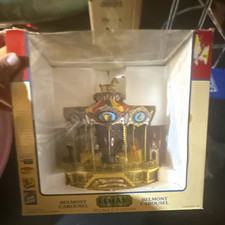 Lemax Village Collection Belmont Carousel Circus Miniature Display Piece Boxed picture