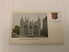c.1910 Peterborough Cathedral The West Front Peterborough England Postcard picture