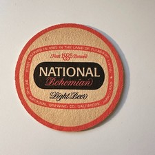 National Bohemian Light Beer First Brewed 1885 Vintage Coaster 5H9-CO1 picture