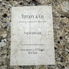 Antique Tiffany & Co. Help Wanted Employment Circular c.1906–192 picture