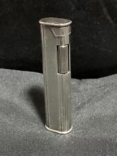 Great deal Dunhill Lighter Silver Slim Type Silver Ignition Unconfirmed picture
