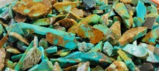 Vibrant Natural Stabilized Turquoise Mini Slabs Random USA Mines 50 Grams picture