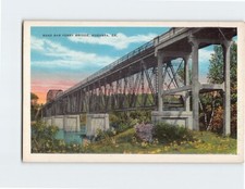 Postcard Sand Bar Ferry Bridge Augusta Georgia USA picture