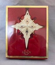 Lenox China Jewels Nativity Star of Bethlehem Ornament Retired 6152813 NIB Hook  picture