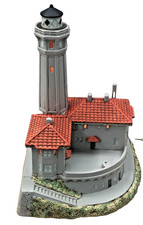 Lefton Historic American Lighthouse Alcatraz Island CA Porcelain Light Up  picture