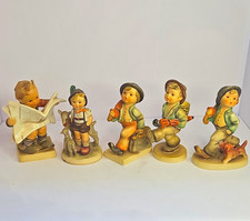Goebel Hummel Porcelain Hand Painted Children Figurine Lot of 5 W Germany picture