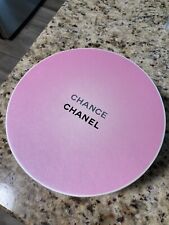 CHANEL CHANCE Pink Round Gift/Hat Box Great Condition picture