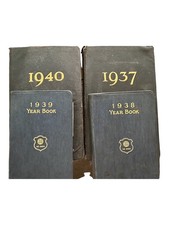 Lot  4 Handwritten Diaries Journal Wife of Durkee Foods Exec 1937-1940 Ohio USA picture