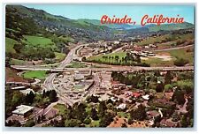 c1960 Aerial View Depicts Business Shopping Center Orinda California CA Postcard picture