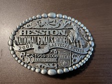 Hesston 2008 Wrangler NFR 50th Anniversary Limited Montana Silversmiths picture